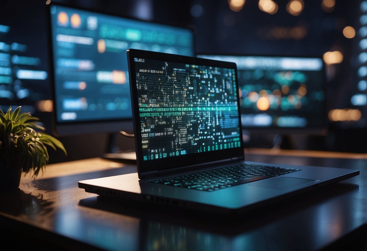 A computer screen displaying TON blockchain fundamentals and TON token presale information
